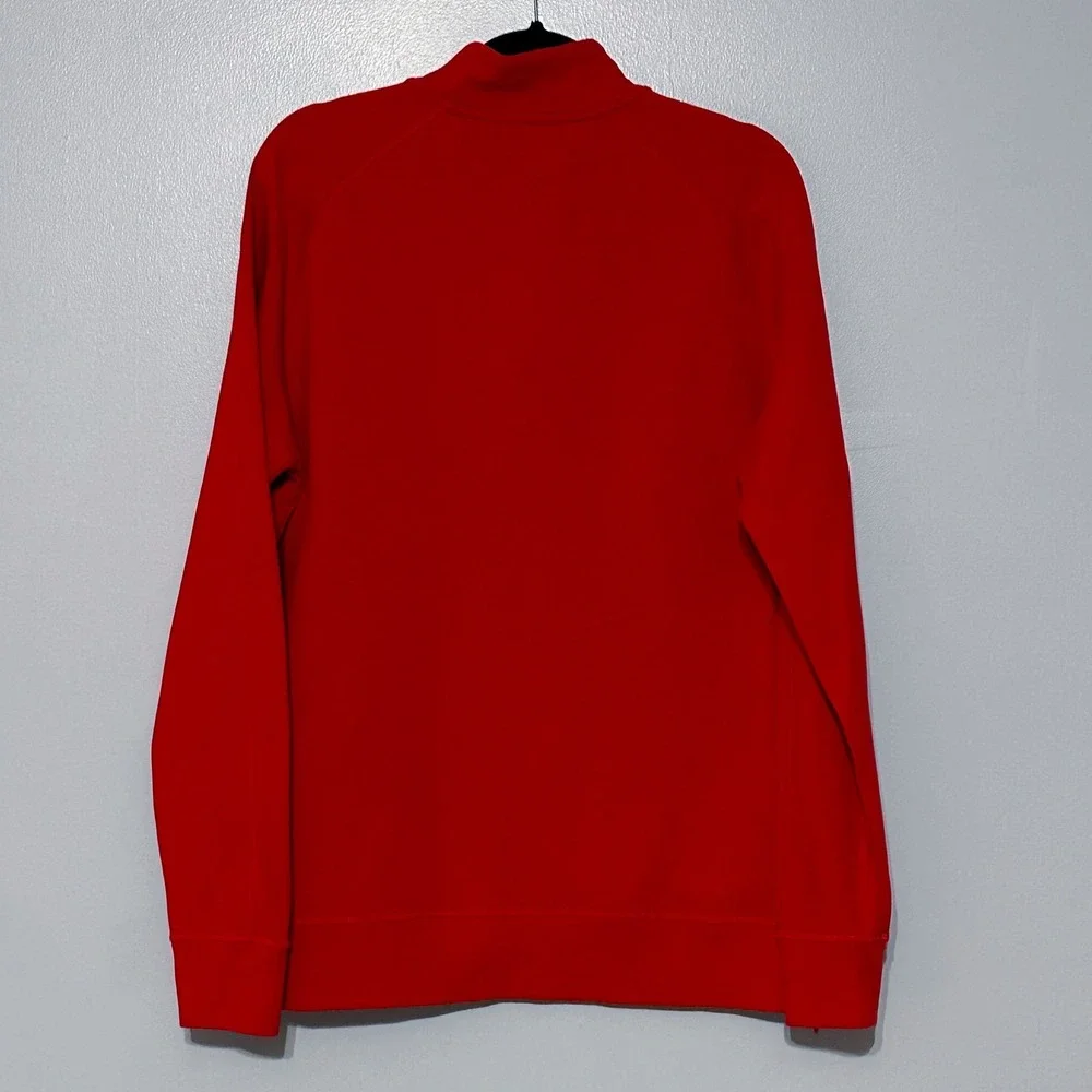 Apple Store employee red 1/4 zip pullover sweatshirt Size X-large‎